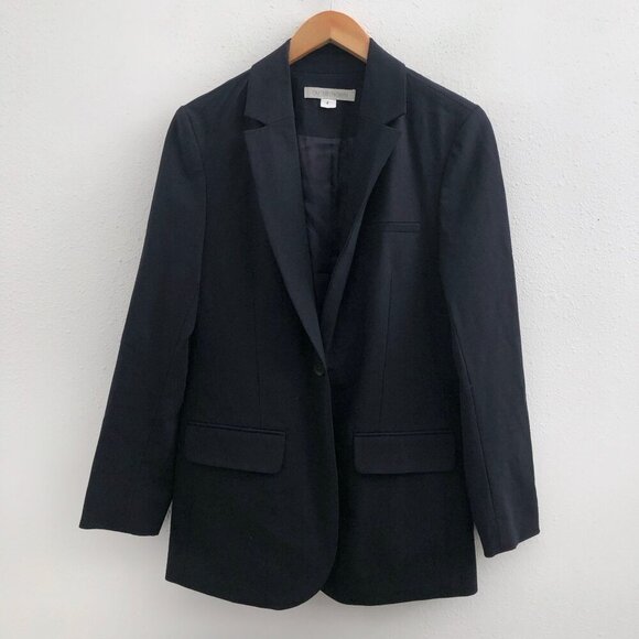 OUTERKNOWN Women's Black Blazer Size 4 - Picture 1 of 7